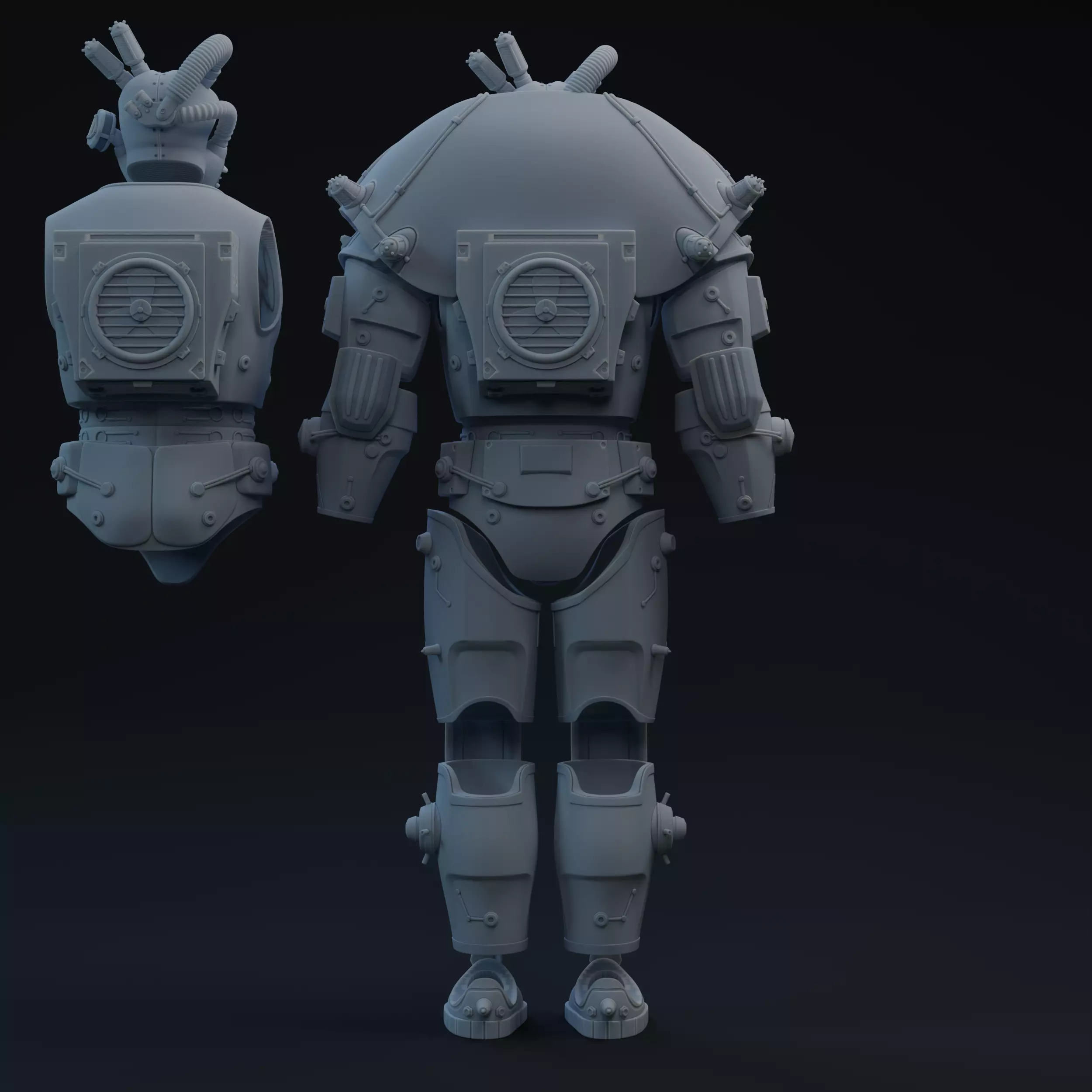 One Twelfth Scale F2 F3 FNV APA Tesla Printable Kit 3D print model_1