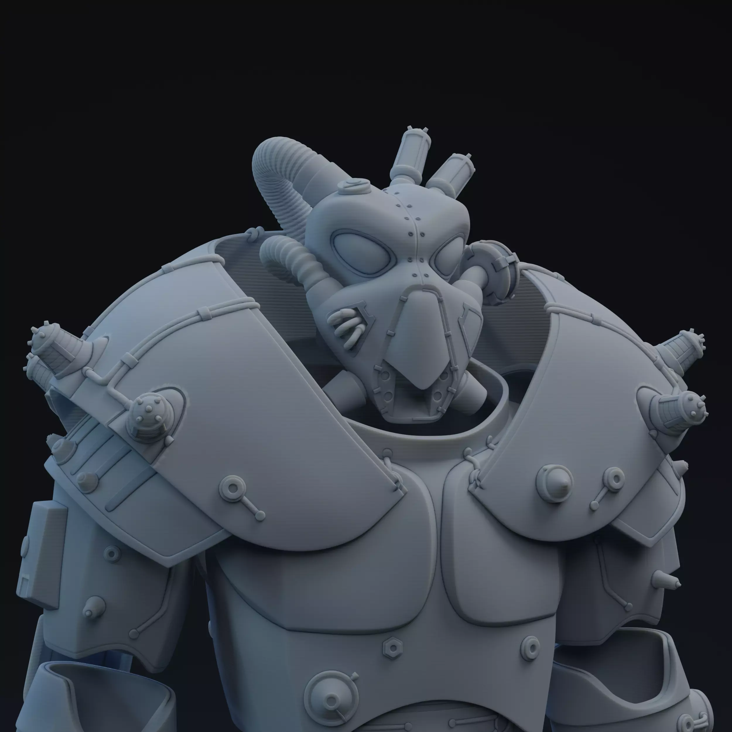 One Twelfth Scale F2 F3 FNV APA Tesla Printable Kit 3D print model_2