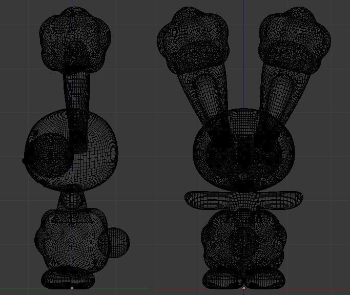 Buneary Pokemon 3D model_5