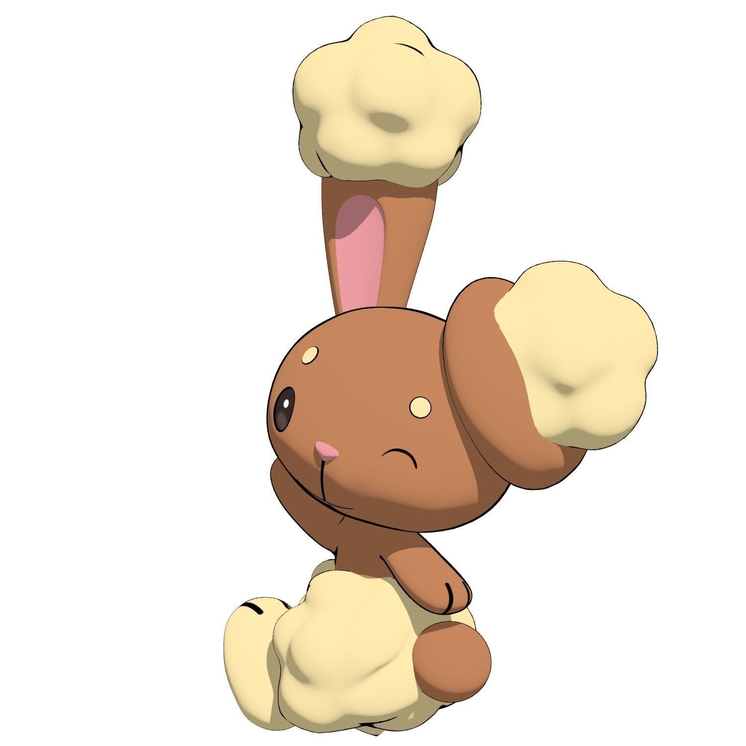 Buneary Pokemon 3D model_3