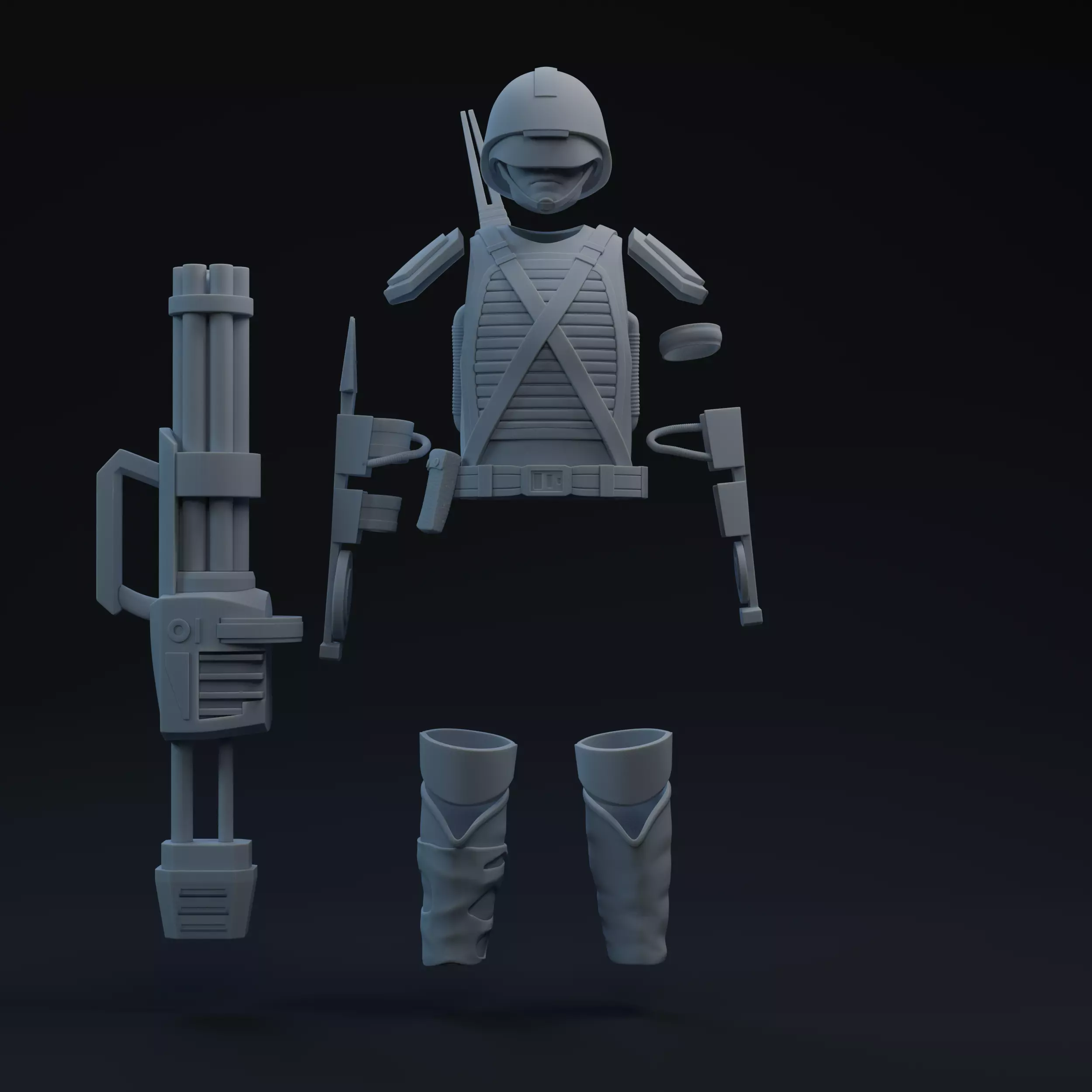 One Twelfth Scale FU Proto Rebel Elite Printable Kit 3D print model_0