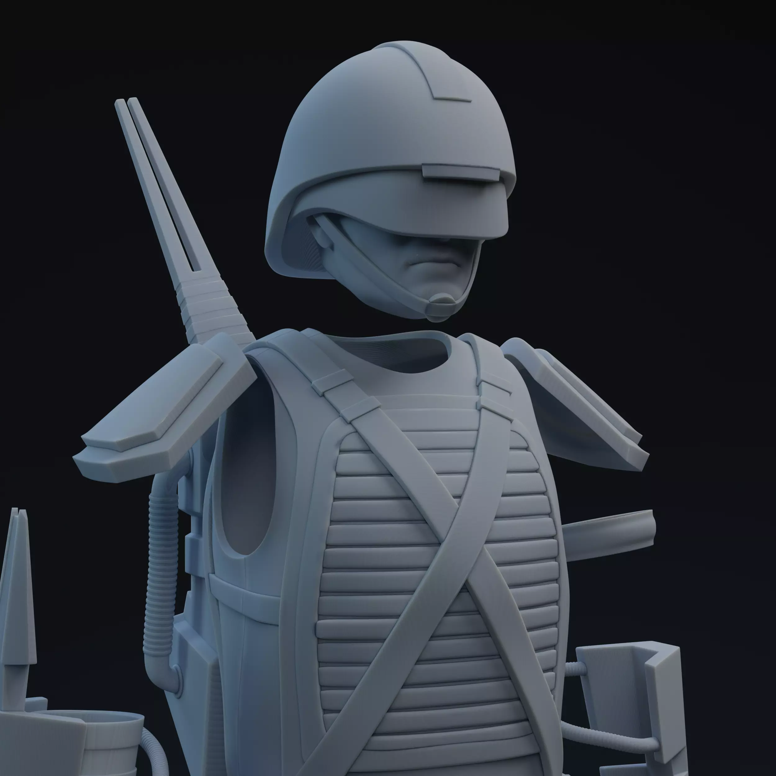 One Twelfth Scale FU Proto Rebel Elite Printable Kit 3D print model_2