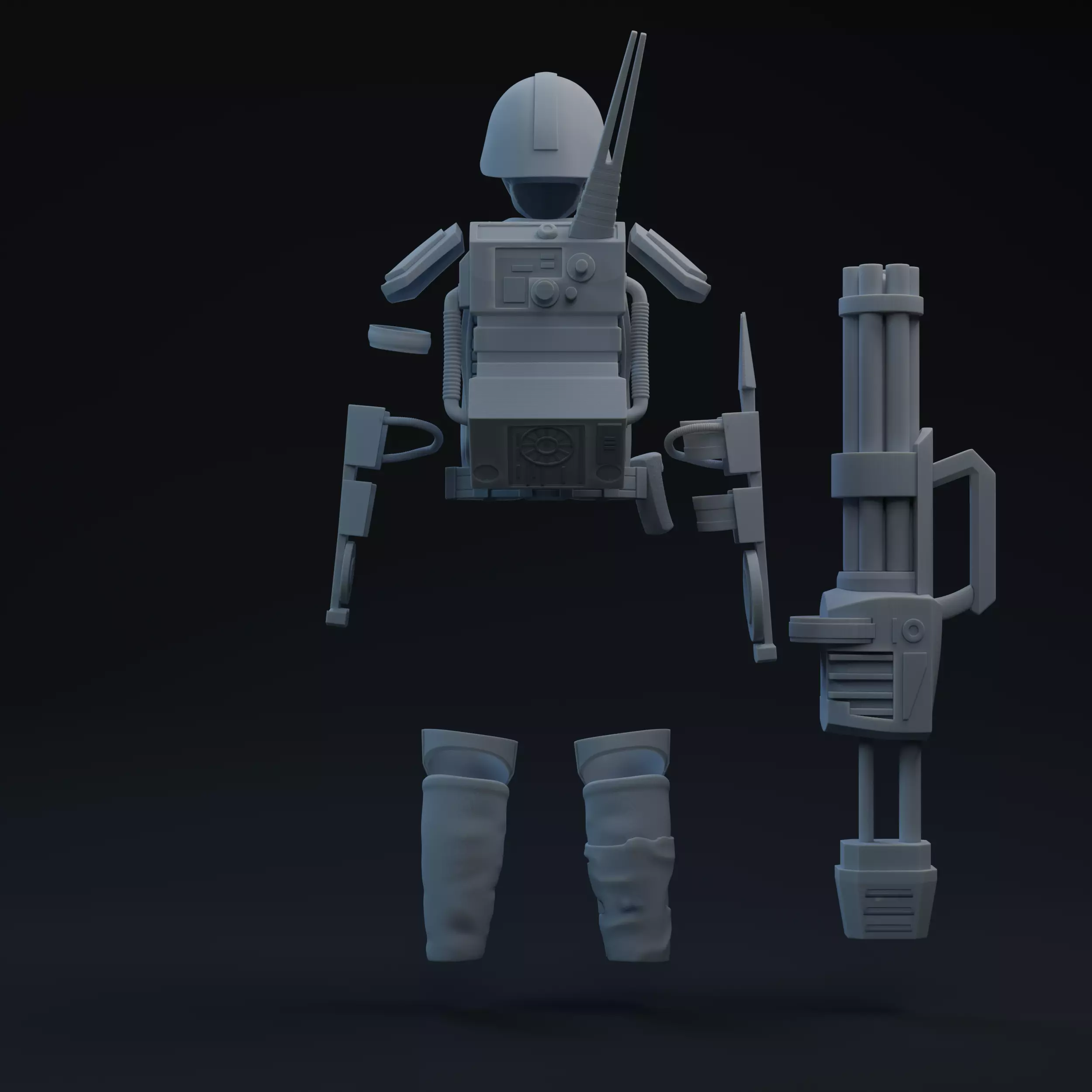 One Twelfth Scale FU Proto Rebel Elite Printable Kit 3D print model_1