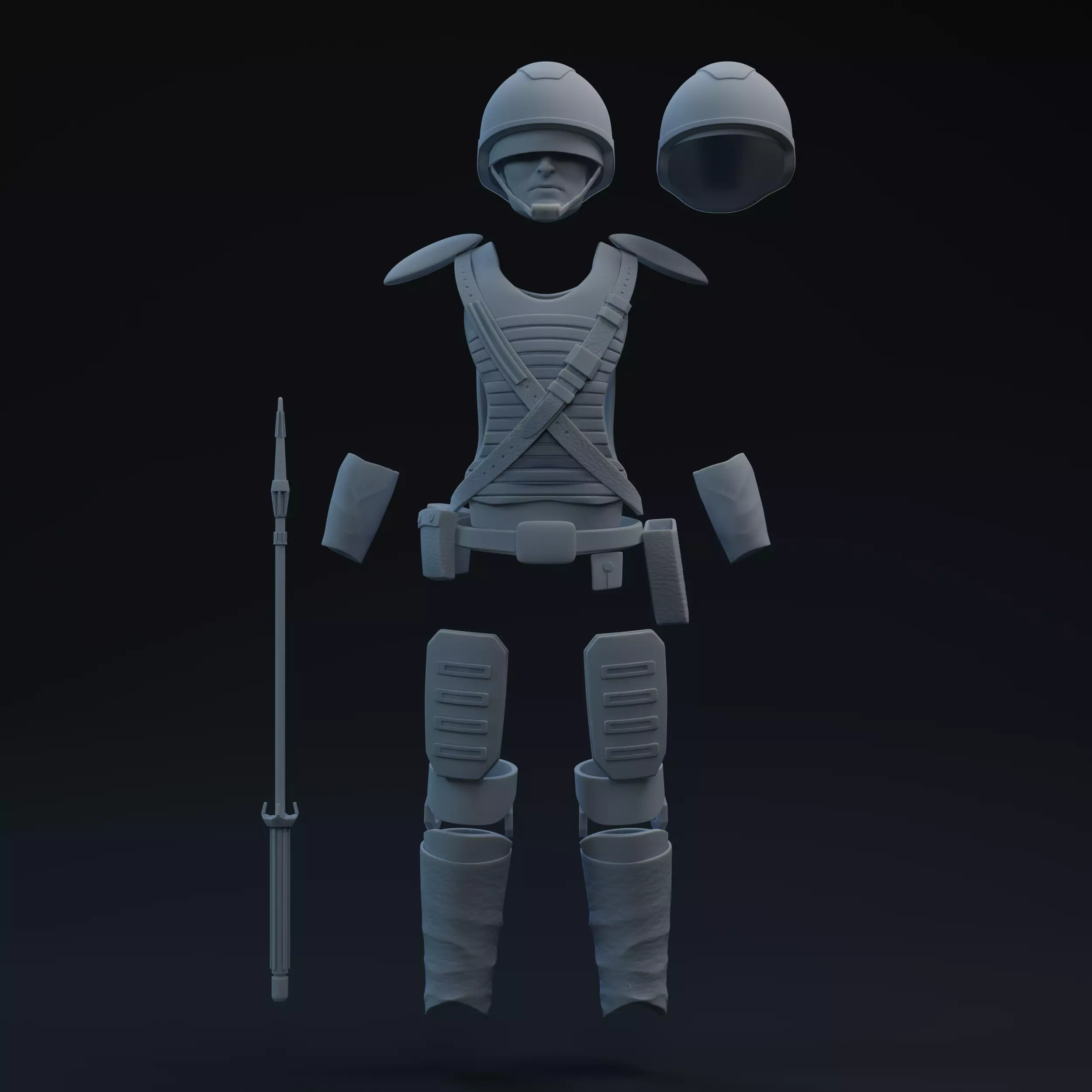 One Twelfth Scale FU Proto Rebel Printable Kit 3D print model