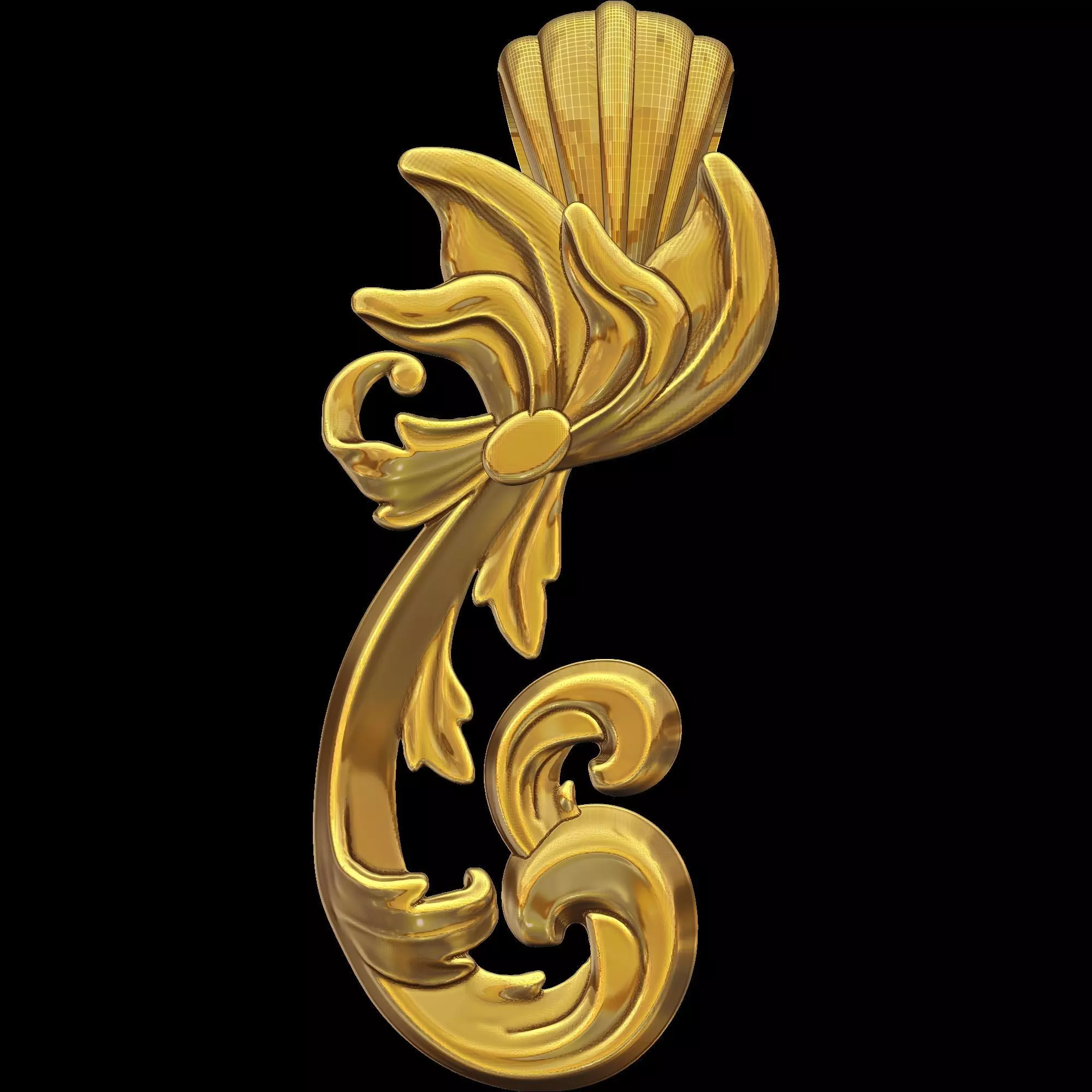 Designer Ornament Pendant 3D print model_0