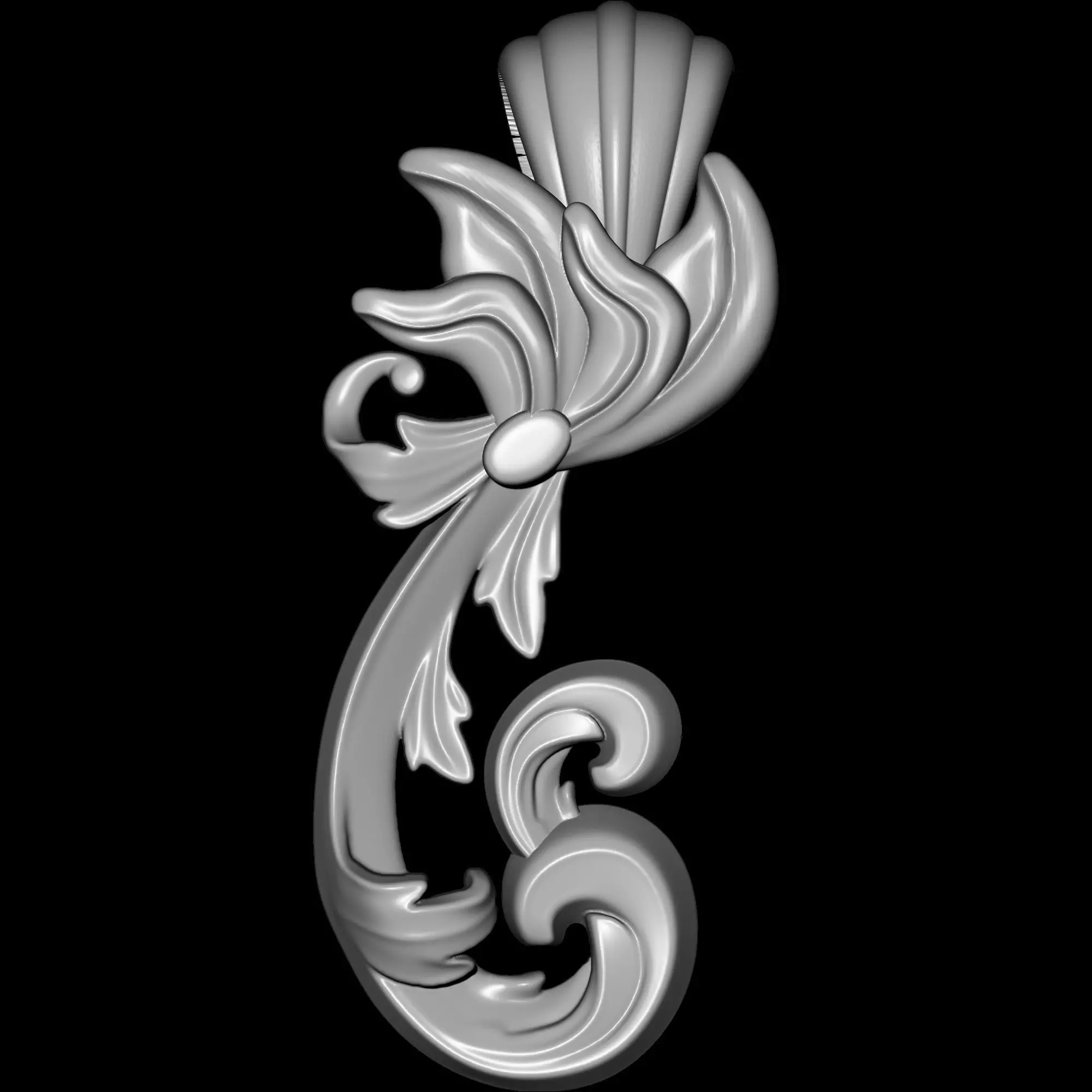 Designer Ornament Pendant 3D print model_2