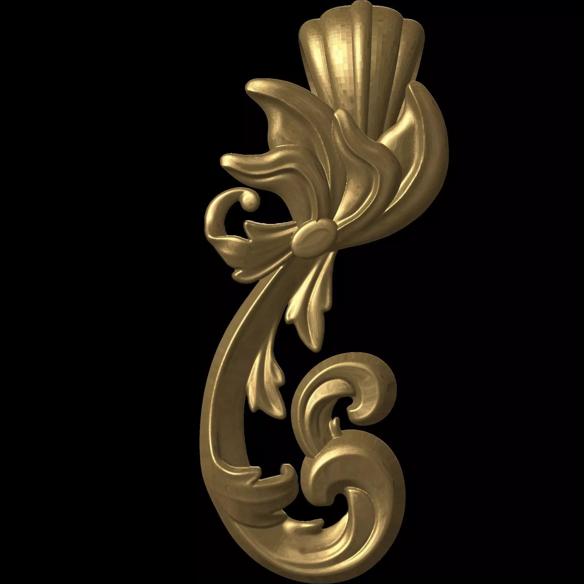Designer Ornament Pendant 3D print model_9