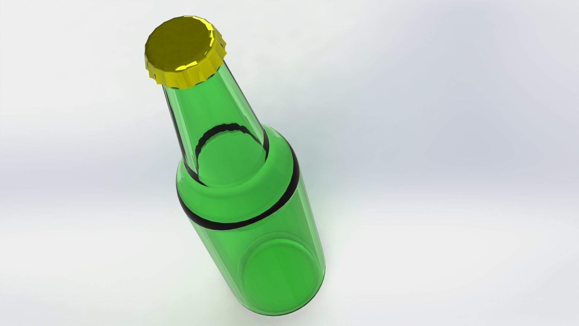 Bottle beer 3D model_6