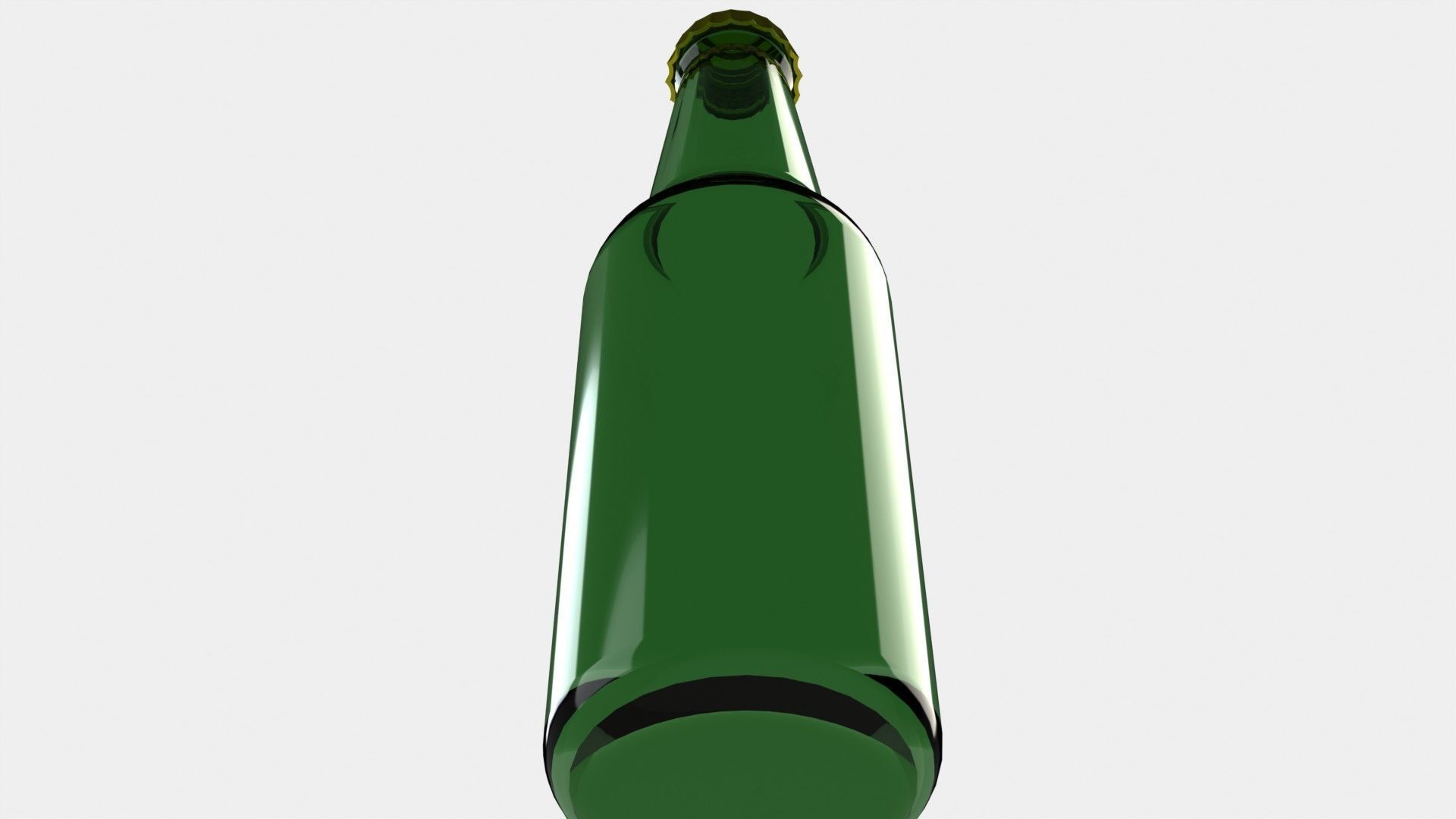 Bottle beer 3D model_1