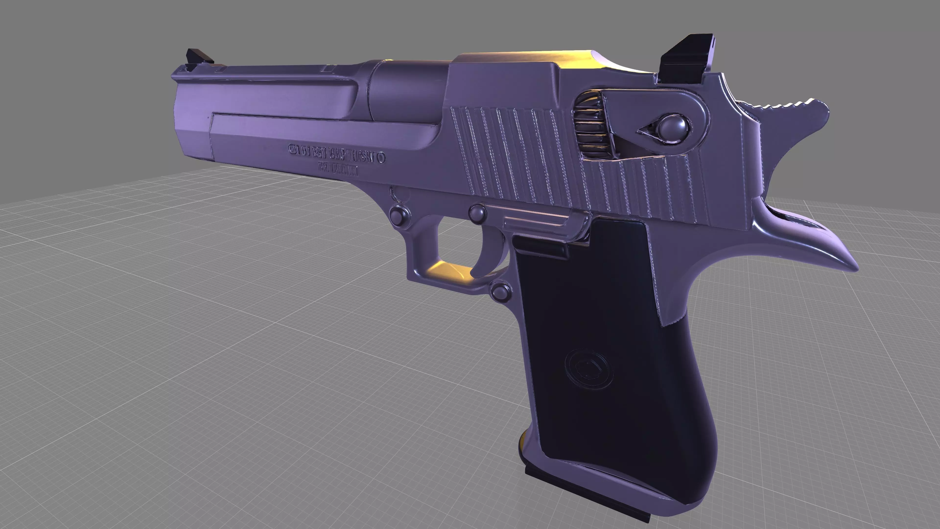 Modern Weapon Pack PBR Ready Low-poly 3D model_26