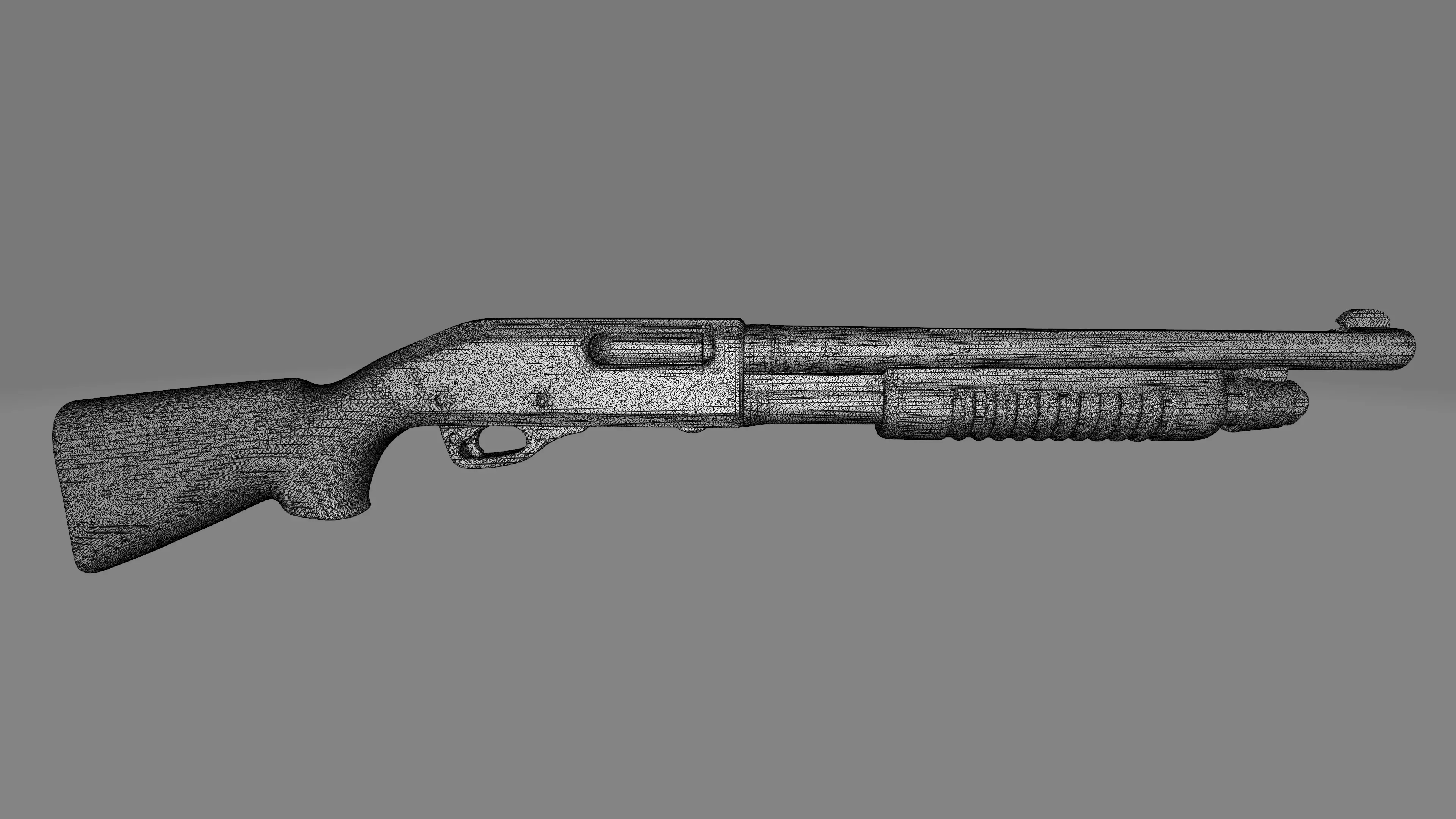 Modern Weapon Pack PBR Ready Low-poly 3D model_16