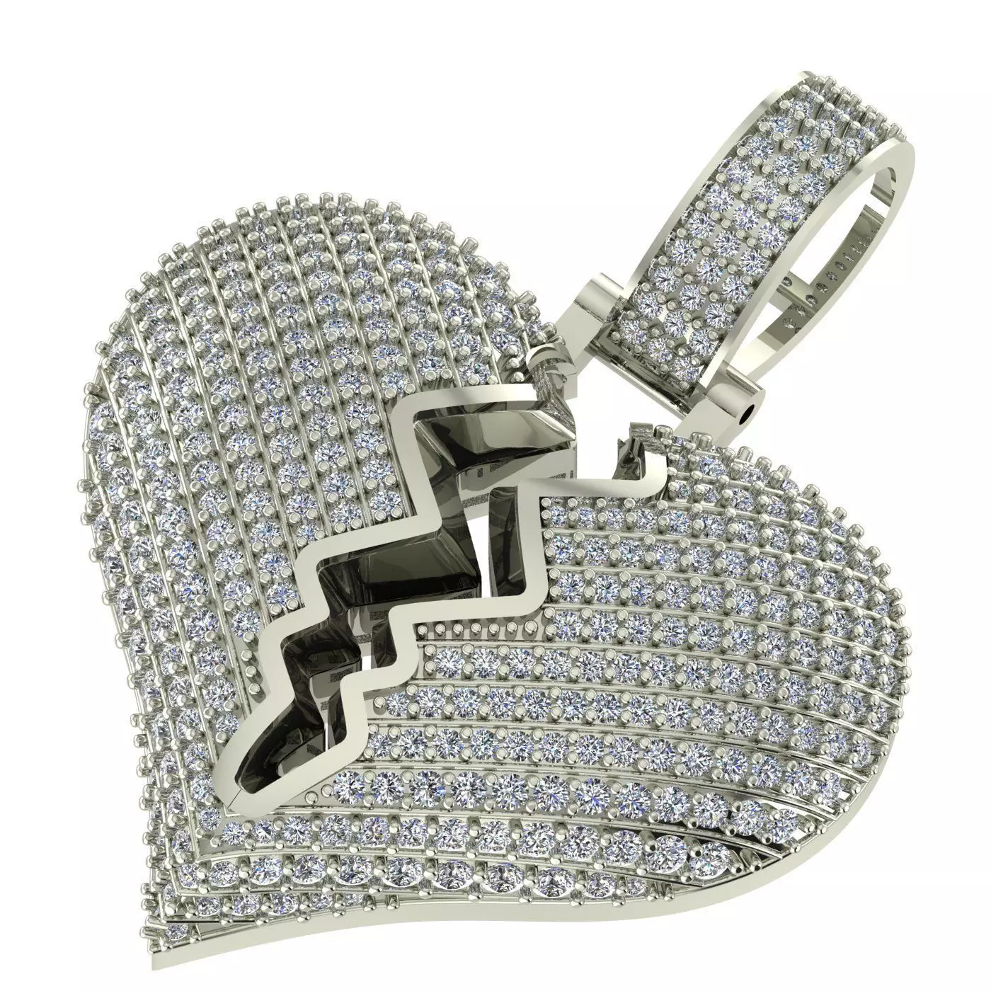 Heart Pendant 3D print model Free 3D print model