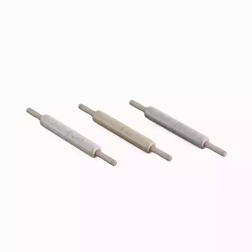 Marble Rolling Pin Set Low-poly 3D model