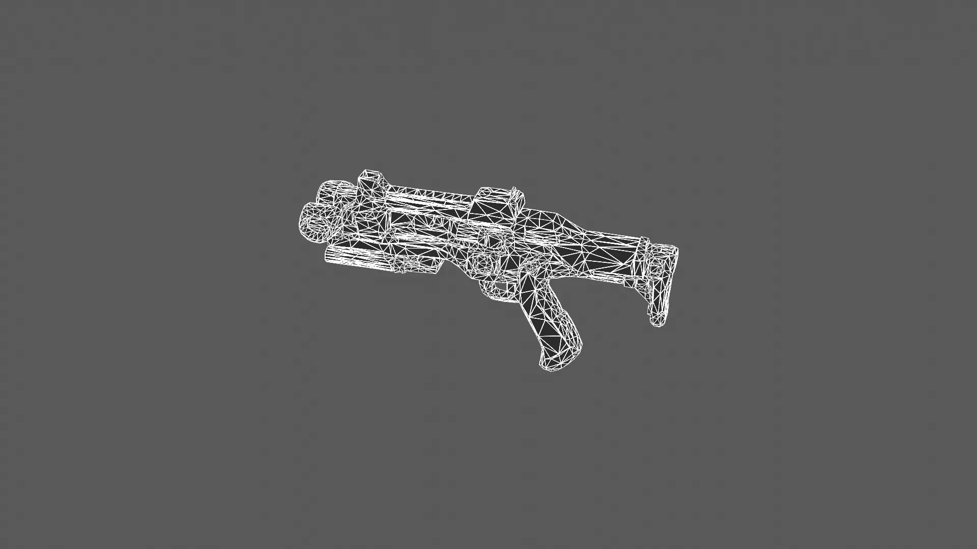 Futuristic Tactical Energy Rifle 3D Model 3D model_6