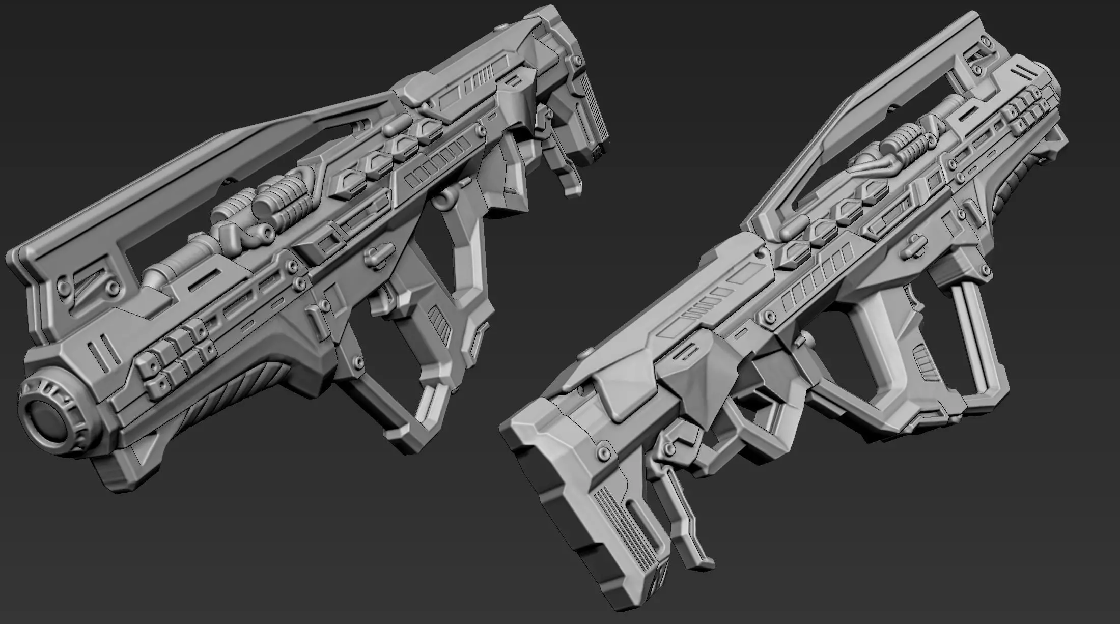 3D Printable Sci-Fi Weapon Part 9 3D model_7