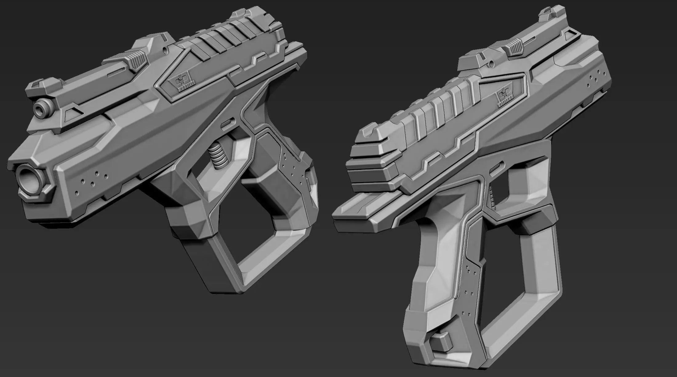 3D Printable Sci-Fi Weapon Part 9 3D model_8