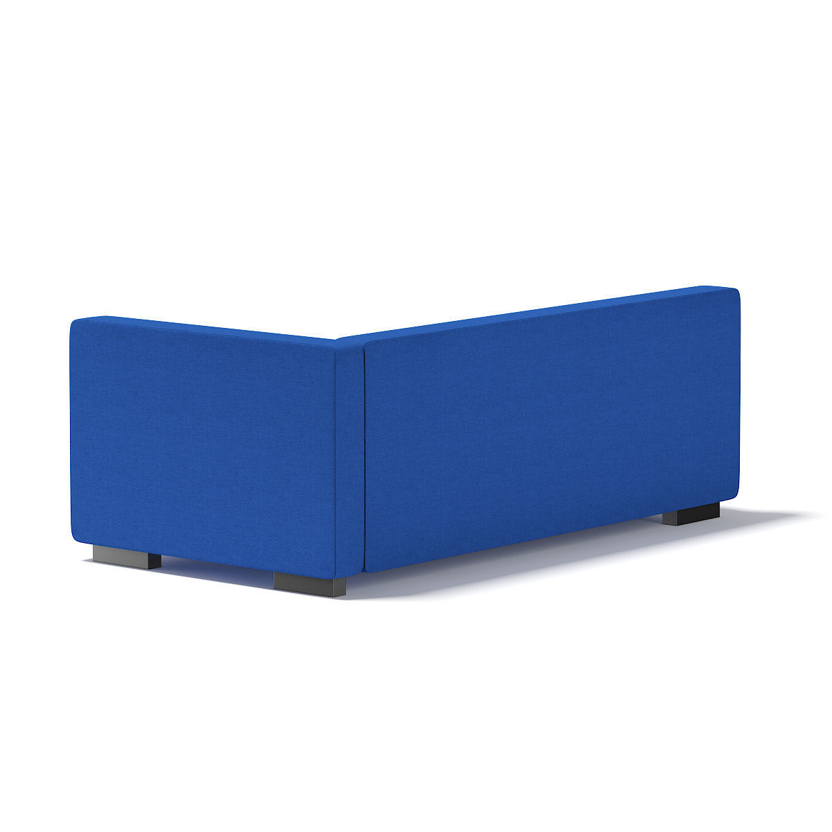 Blue Corner Sofa 3D model_4