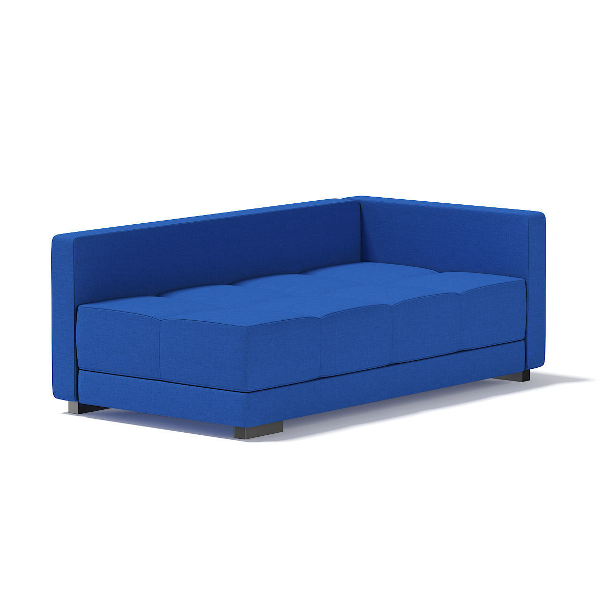 Blue Corner Sofa 3D model_2