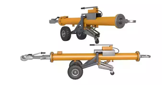 Aircraft Towbar 3D model