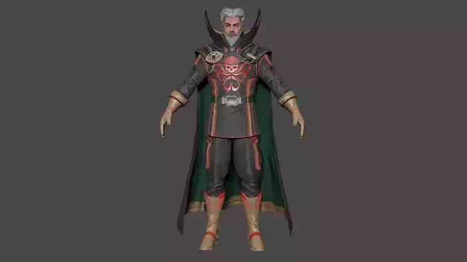 Dr Strange Hydra Low-poly 3D model