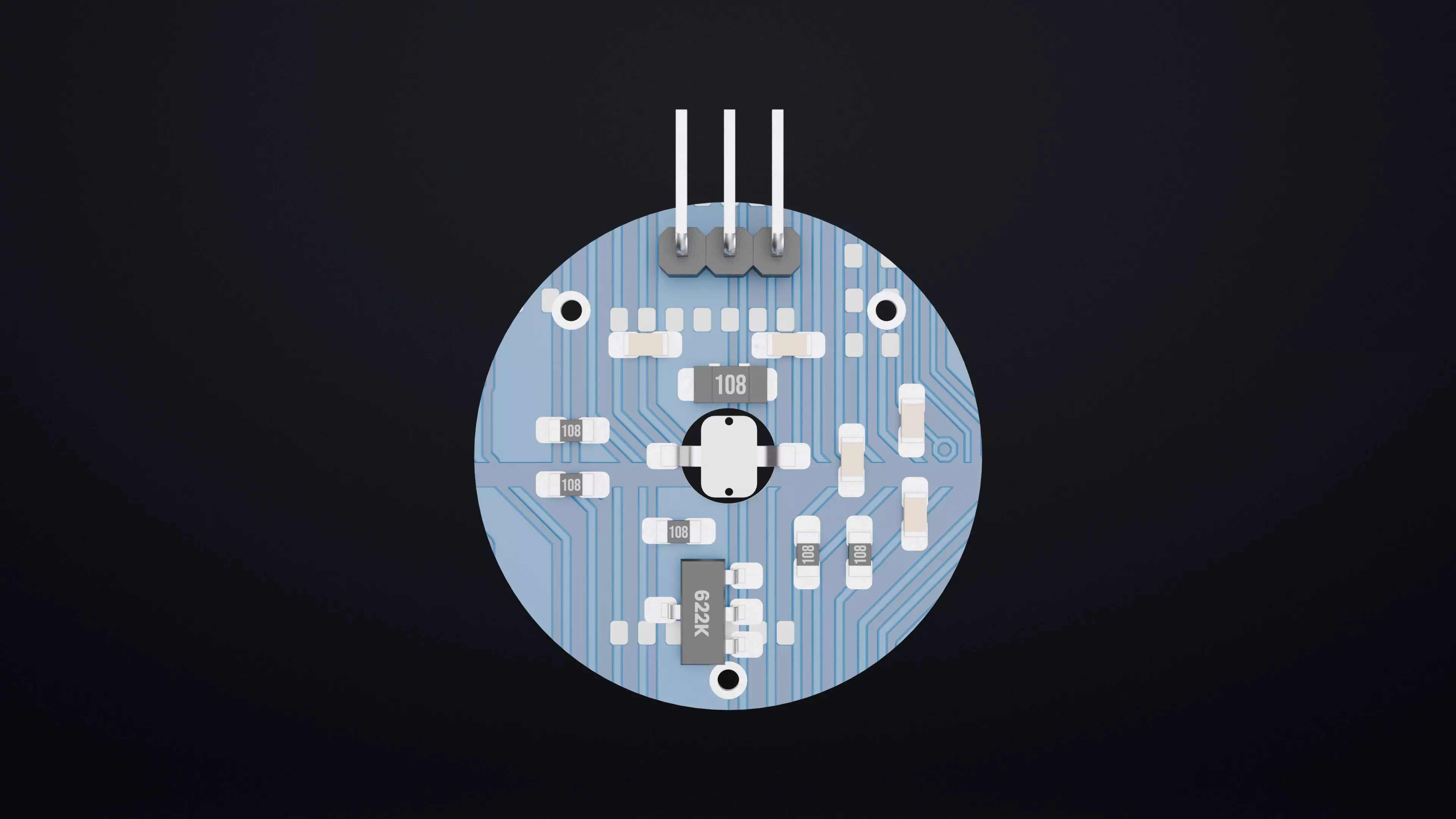 Pulse Sensor 3D Model Heart Rate Monitor Module 3D model_3