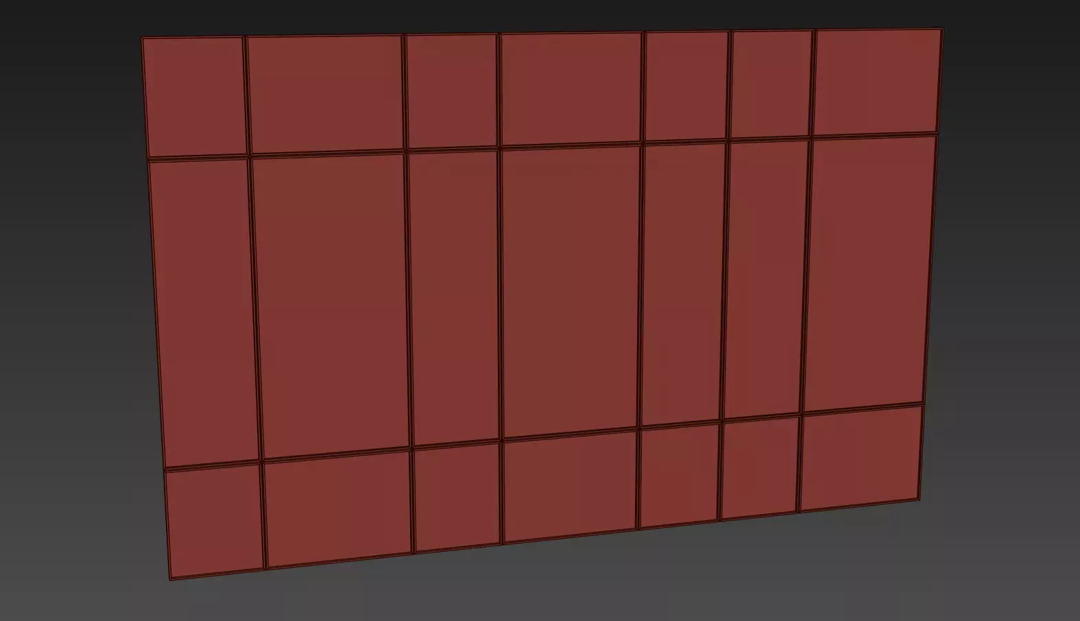 Decorative V76 Wall Panels 3D model_6