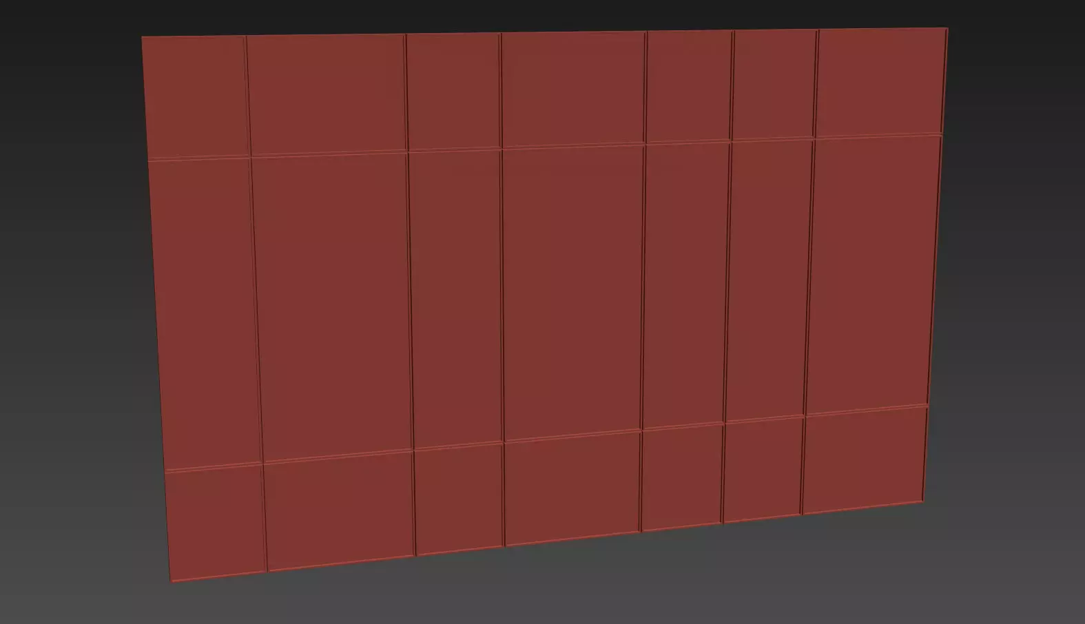 Decorative V76 Wall Panels 3D model_5