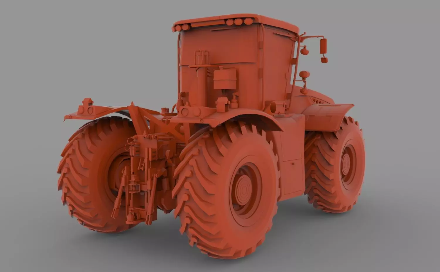 CLAAS XERION 4000 3D print model_4