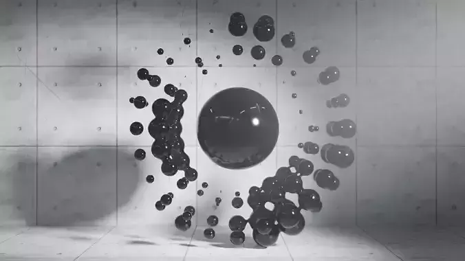 Photoreal Abstract Animation 3D model Photoreal Abstract Animation 3D model