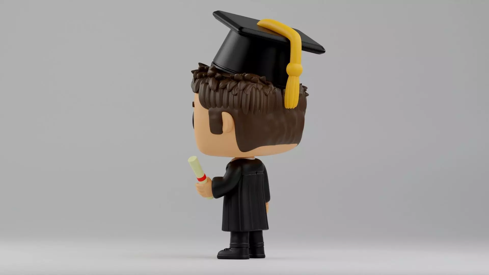 custom funko graduation gift Graduate Funko Boy 3D print model_12