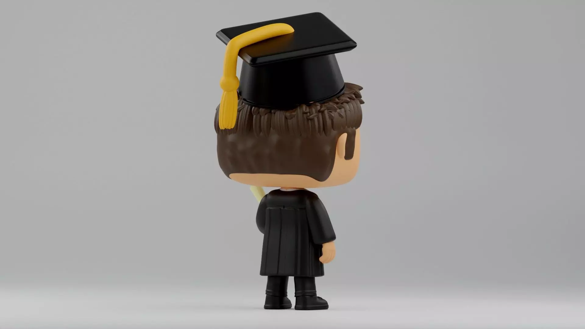 custom funko graduation gift Graduate Funko Boy 3D print model_9