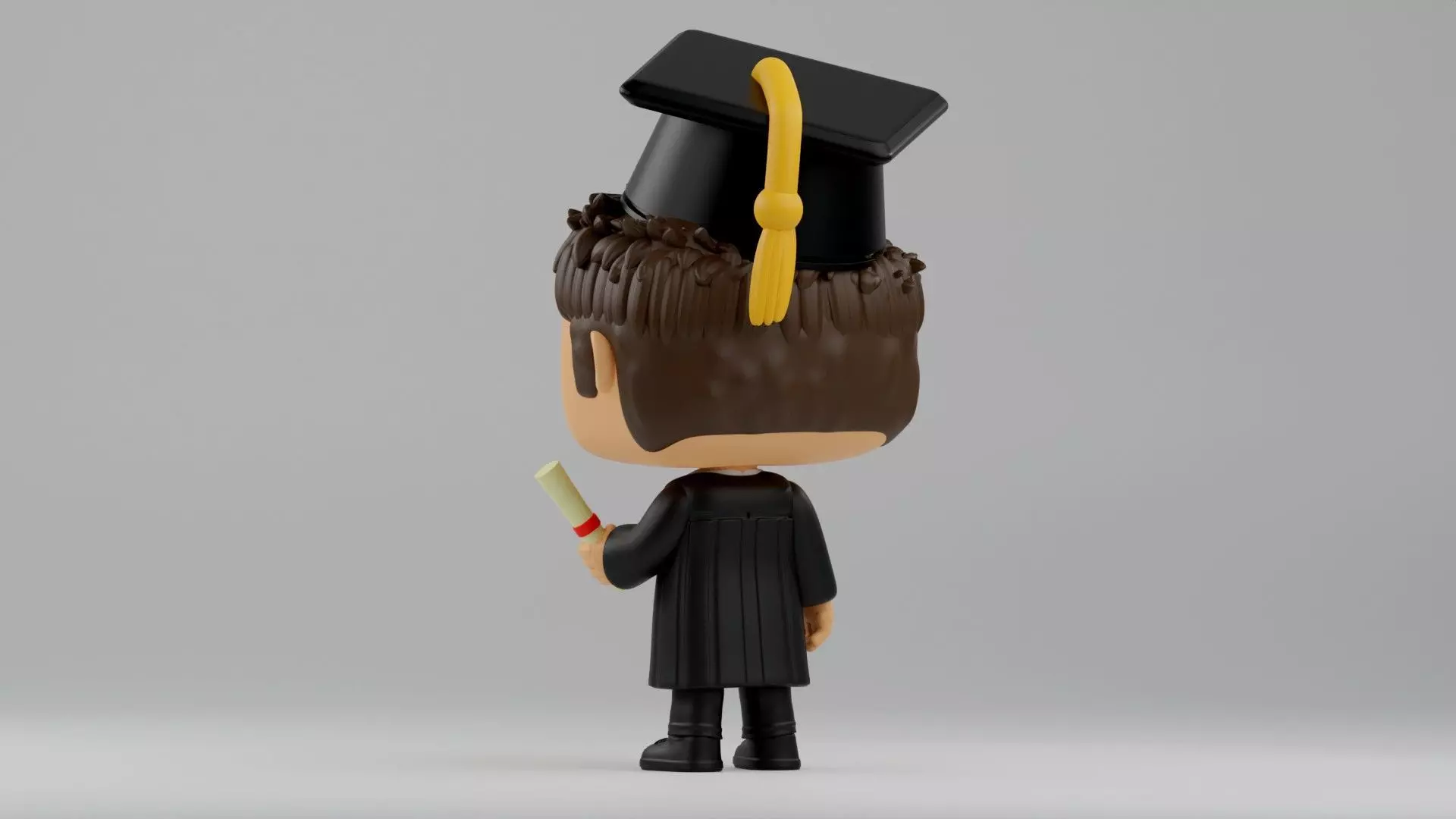 custom funko graduation gift Graduate Funko Boy 3D print model_11