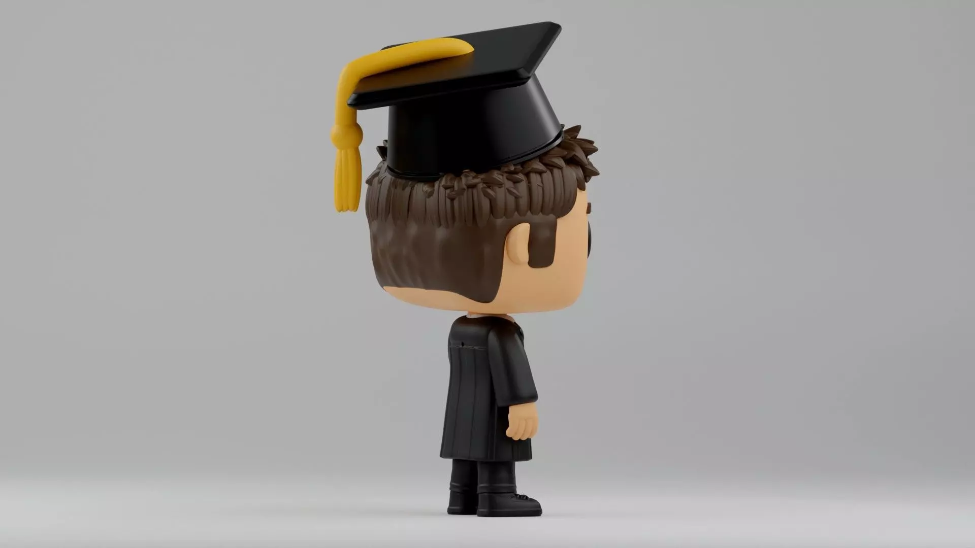 custom funko graduation gift Graduate Funko Boy 3D print model_8