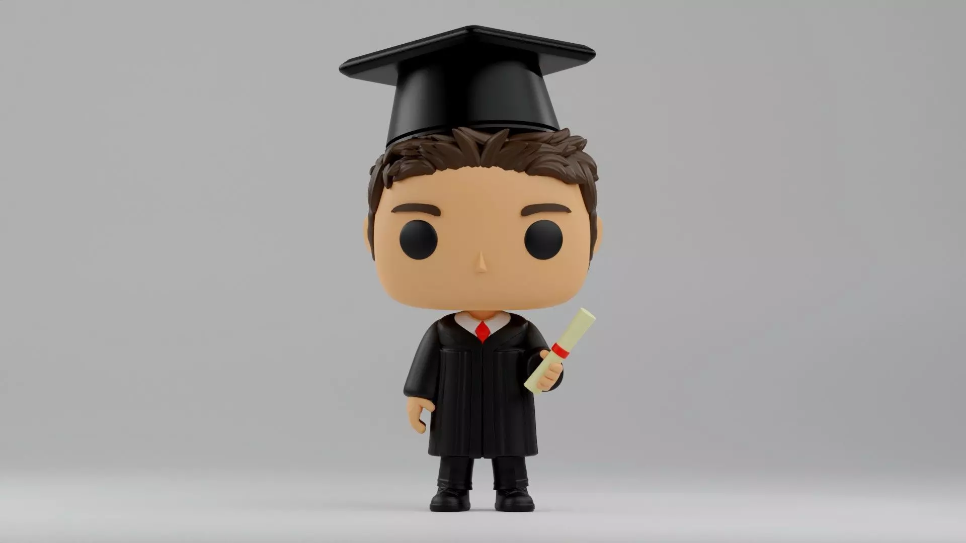 custom funko graduation gift Graduate Funko Boy 3D print model_0