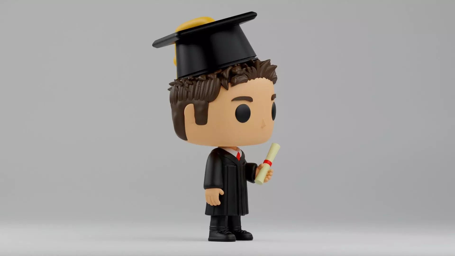 custom funko graduation gift Graduate Funko Boy 3D print model_6