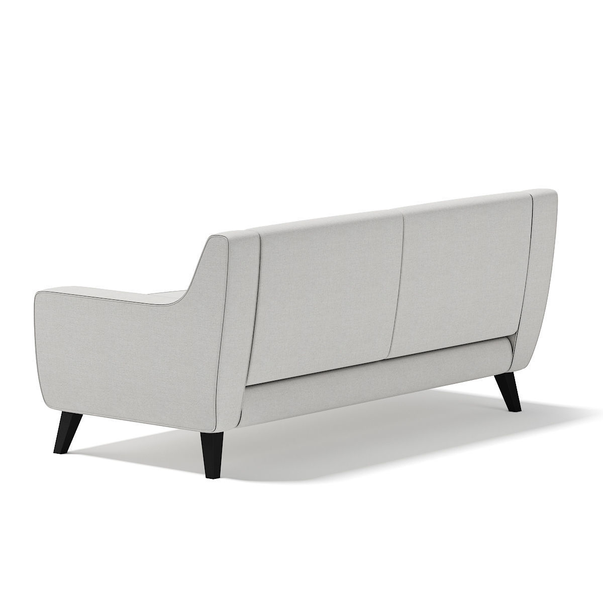Light-Grey Two Seat Sofa 3D model_2