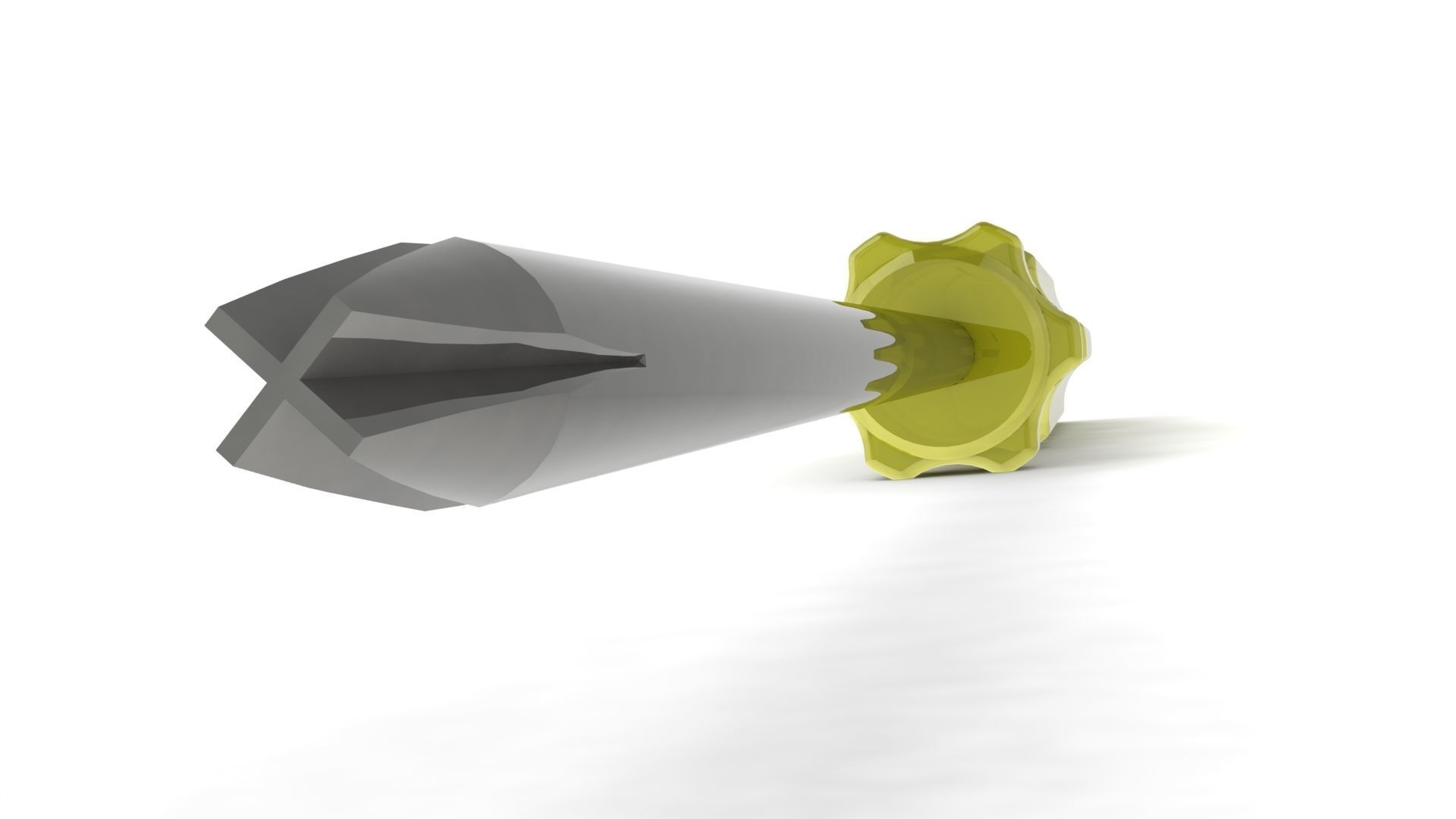 Screwdriver screw 3D model_5