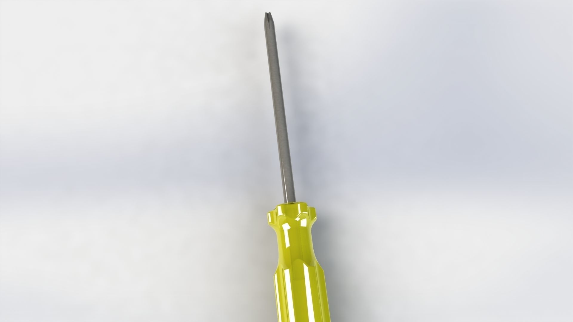 Screwdriver screw 3D model_6