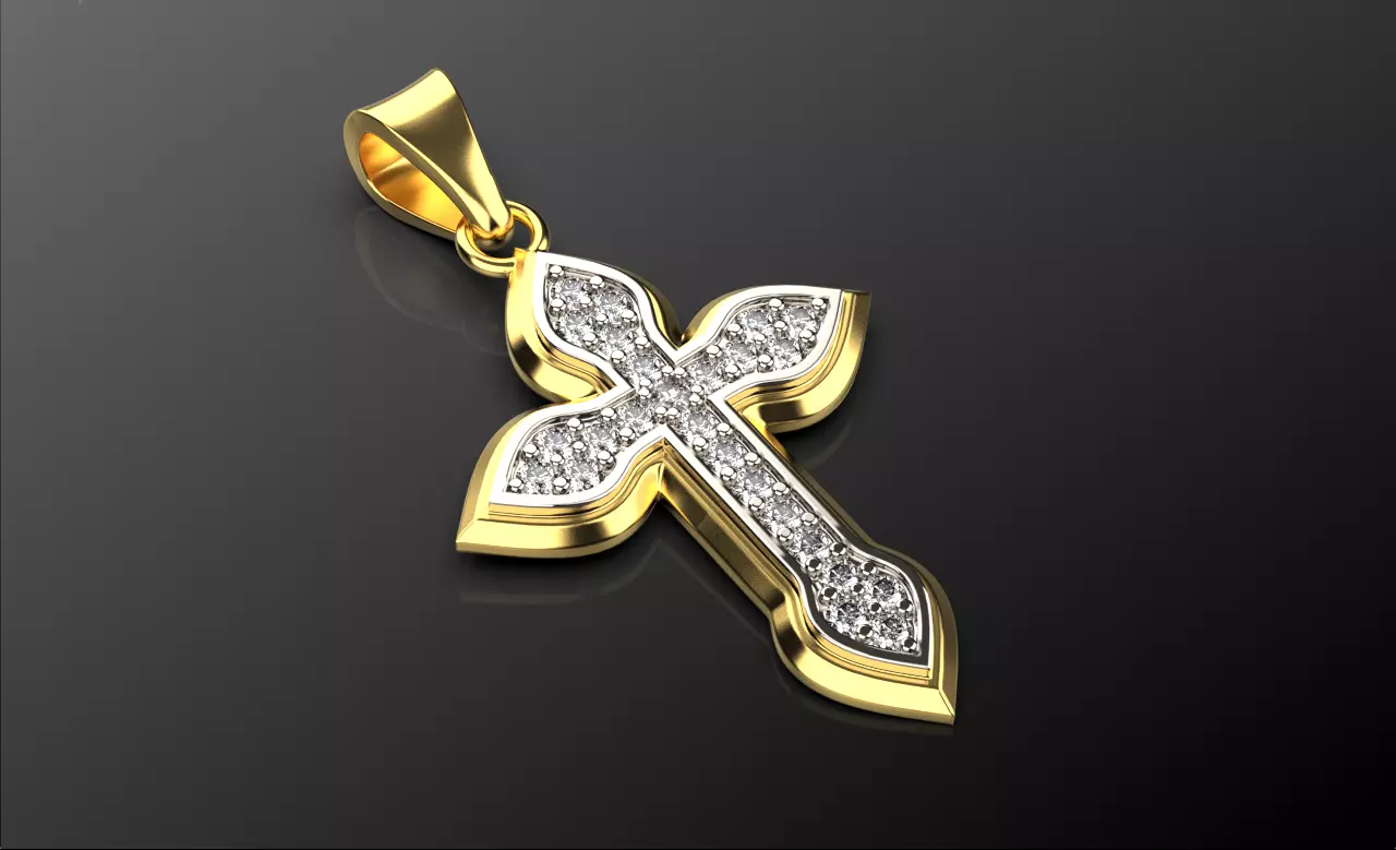 cross 0409 3D print model_2