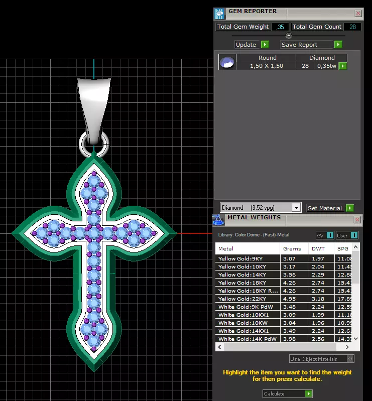 cross 0409 3D print model_6