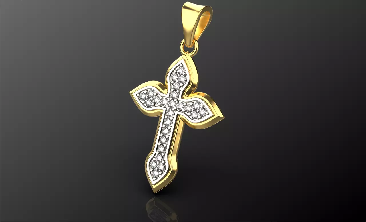 cross 0409 3D print model_1