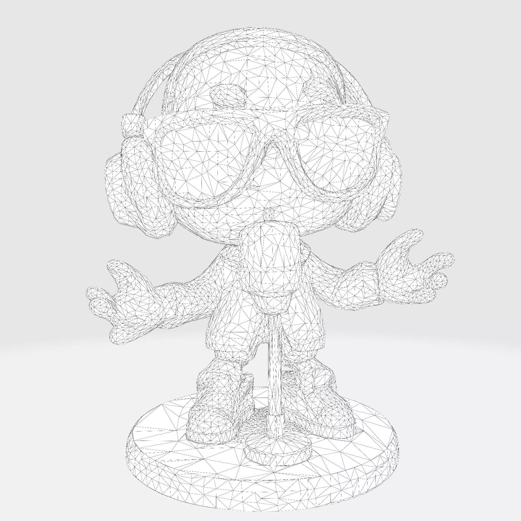 Cool Rapper Character 3D Model ready for 3D Printing 3D print model_9