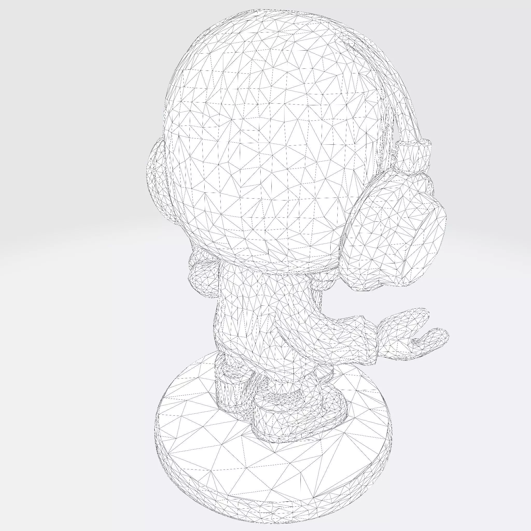 Cool Rapper Character 3D Model ready for 3D Printing 3D print model_5
