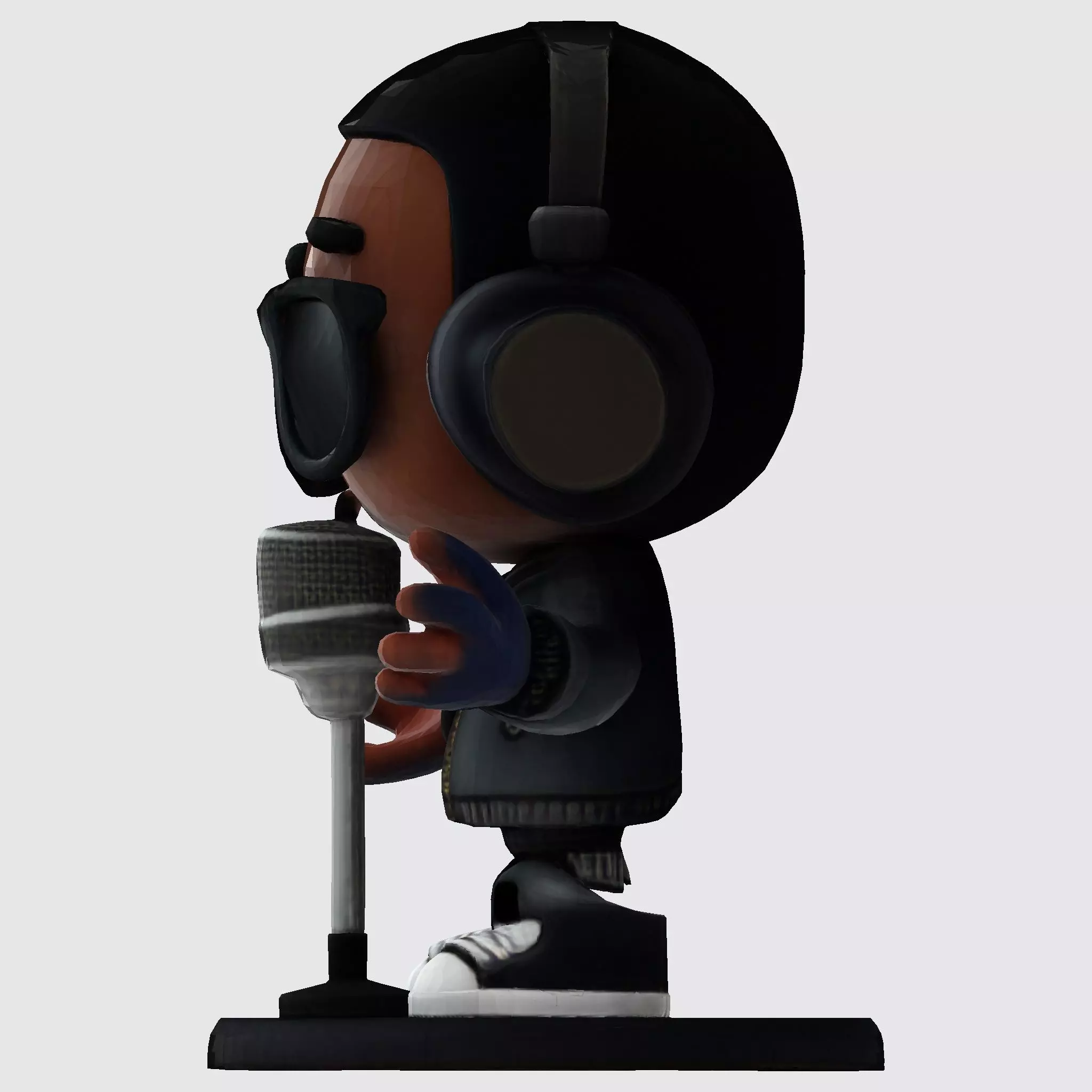 Cool Rapper Character 3D Model ready for 3D Printing 3D print model_10