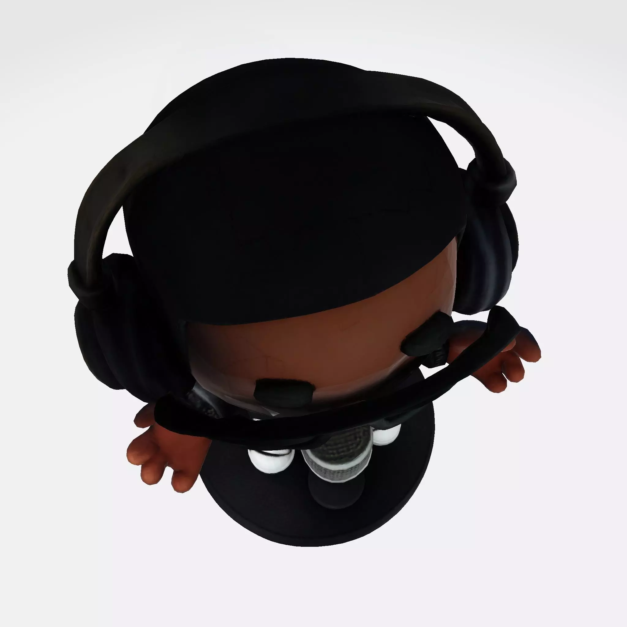 Cool Rapper Character 3D Model ready for 3D Printing 3D print model_3