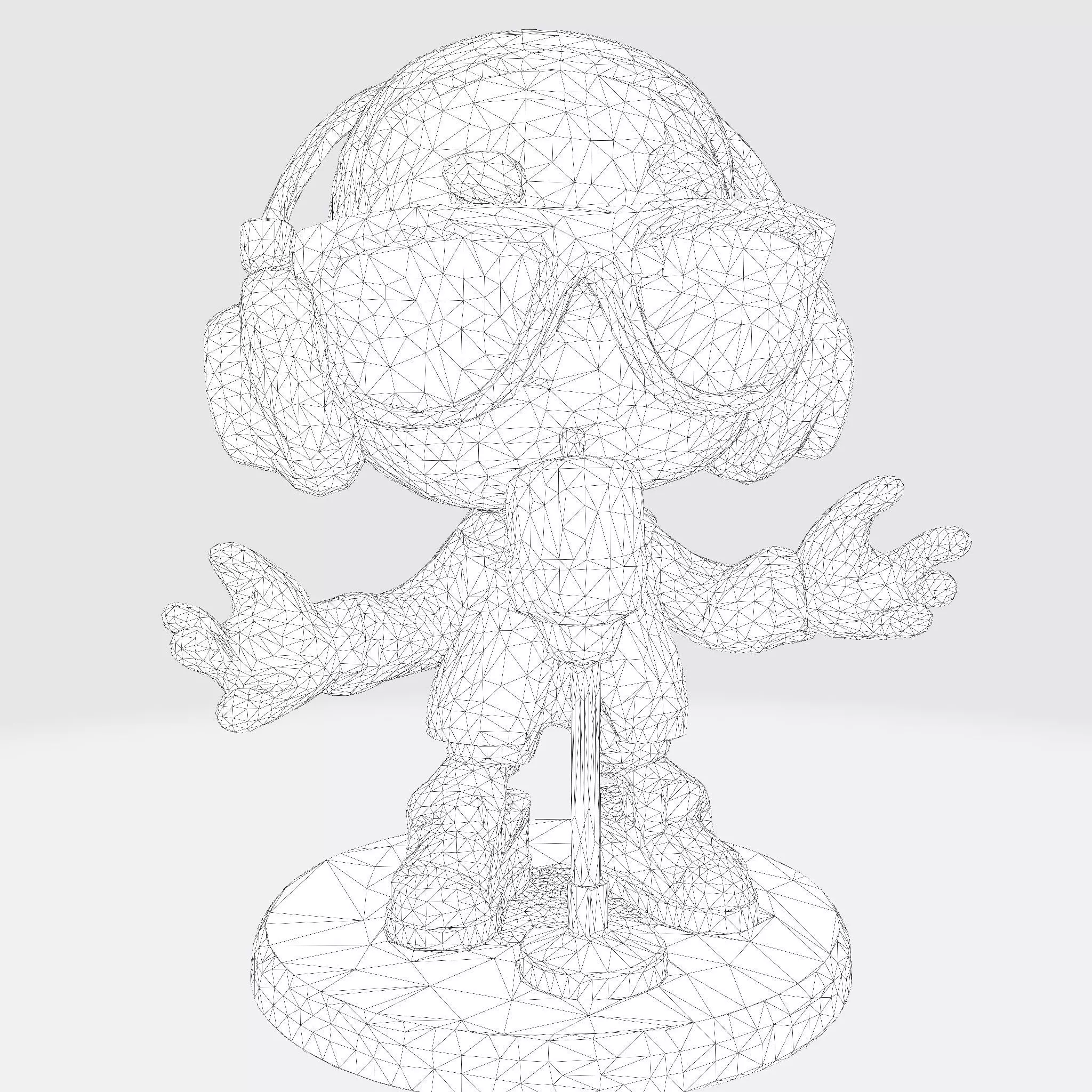 Cool Rapper Character 3D Model ready for 3D Printing 3D print model_16