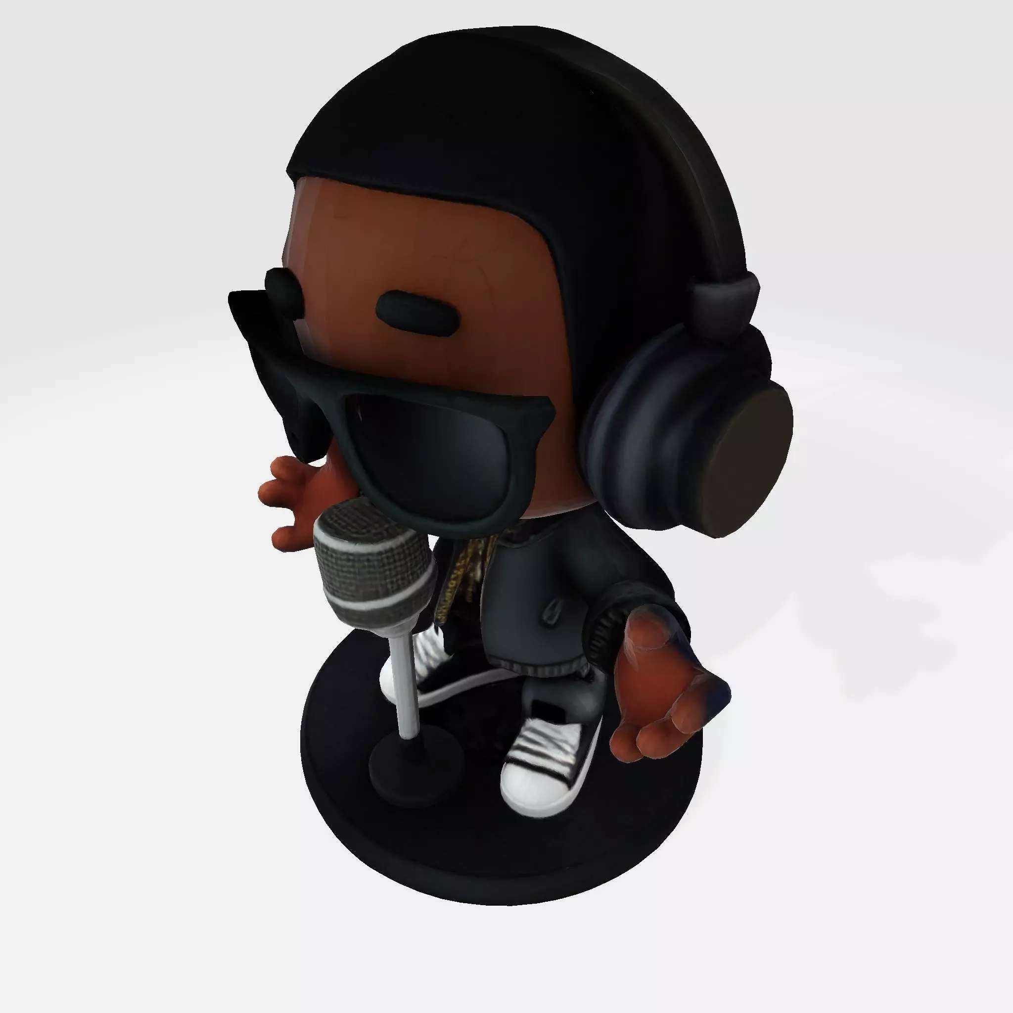 Cool Rapper Character 3D Model ready for 3D Printing 3D print model_2