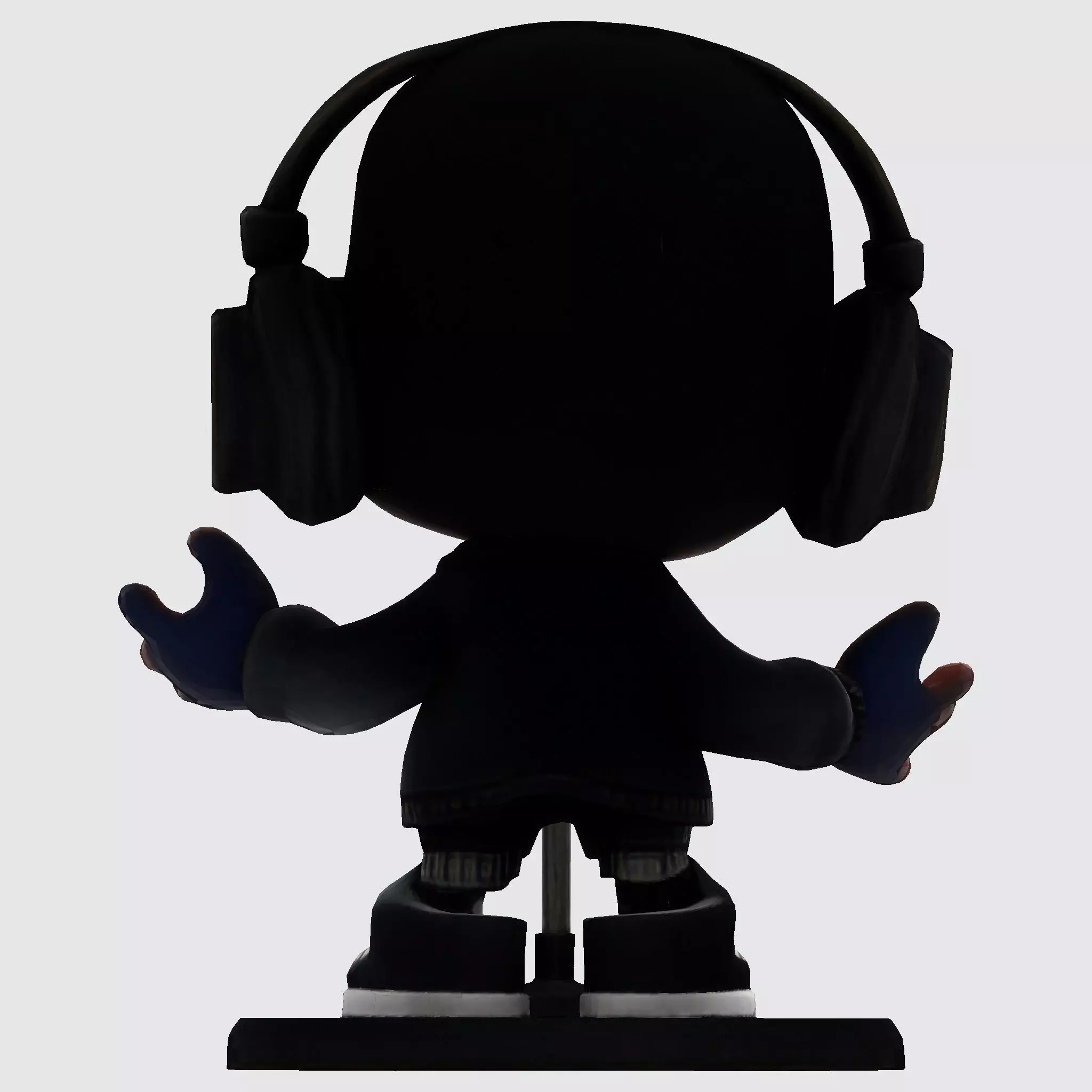 Cool Rapper Character 3D Model ready for 3D Printing 3D print model_11