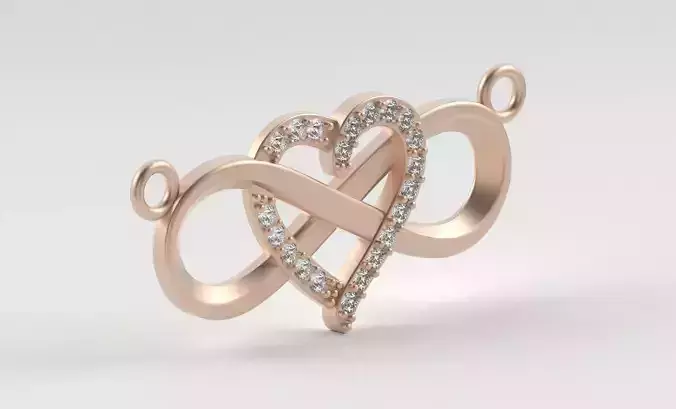 Infinity and Heart Pendant - A Symbol of Eternal Love 