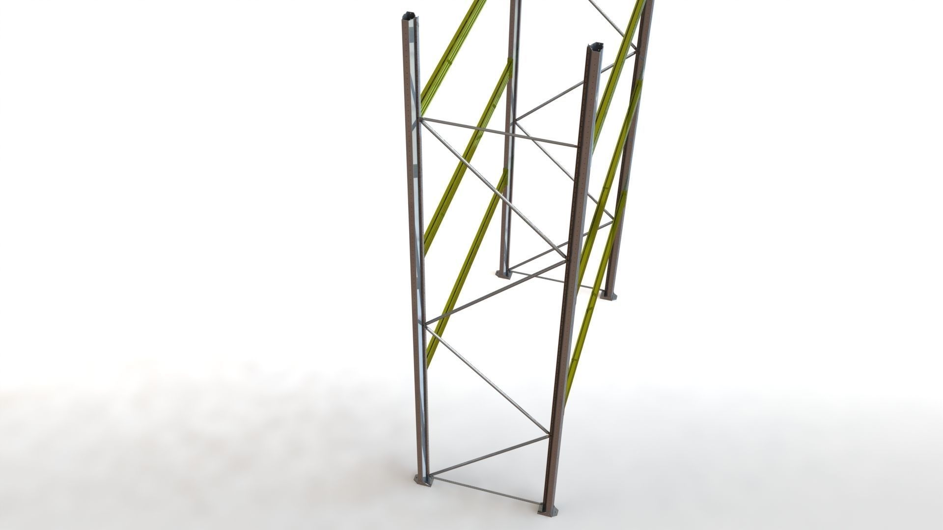 Warehouse Rack 3D model_1